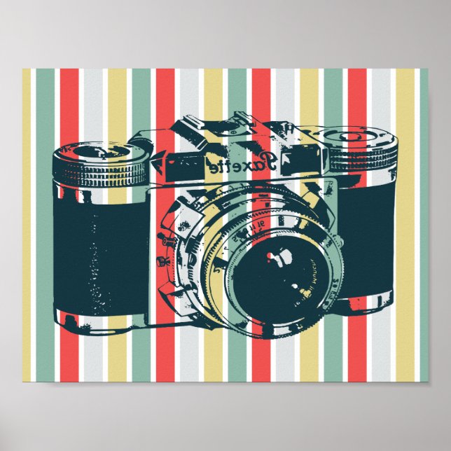 Vintage Camera Poster (Front)