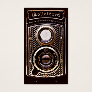 Vintage camera rolleicord art deco