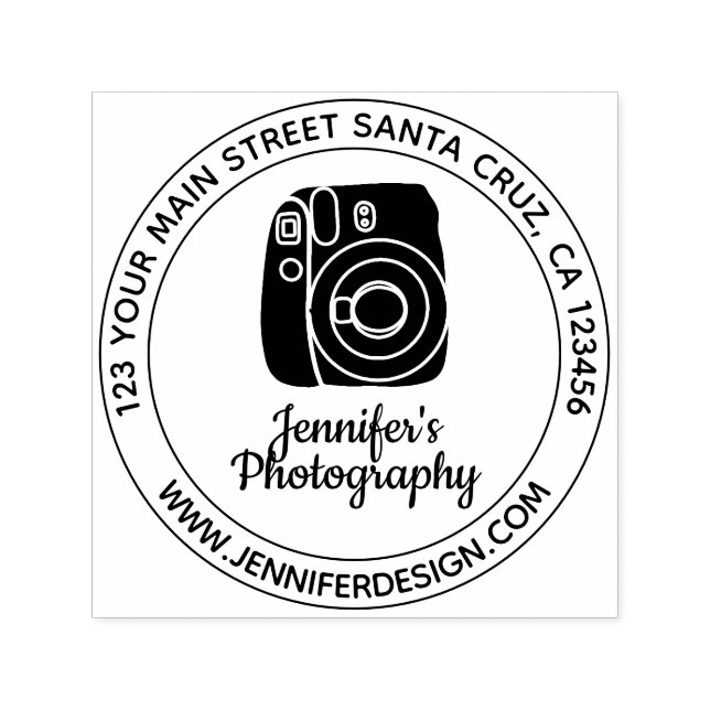 Vintage Camera Self-inking Stamp (Design)