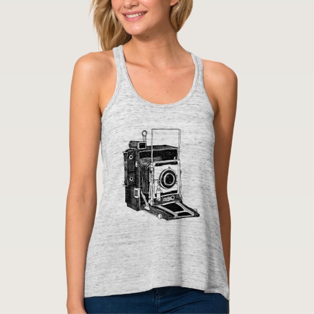 Vintage Camera Singlet (Front)