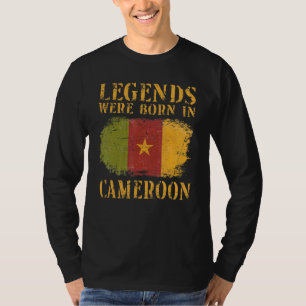 Vintage Cameroonian Flag Cameroon T-Shirt