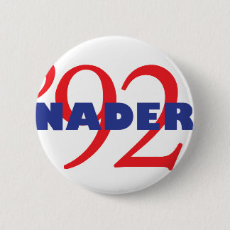 Vintage Campaign Logo Ralph Nader 1992 6 Cm Round Badge