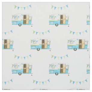 Vintage Camper Fabric