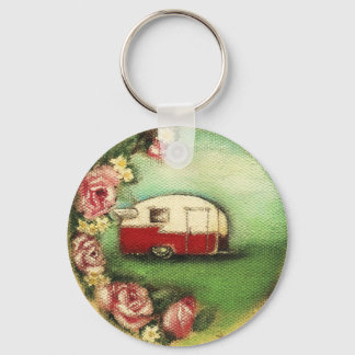 Vintage Camper Key Ring