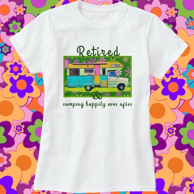 Vintage Camper Trailer Retirement T-Shirt (Creator Uploaded)