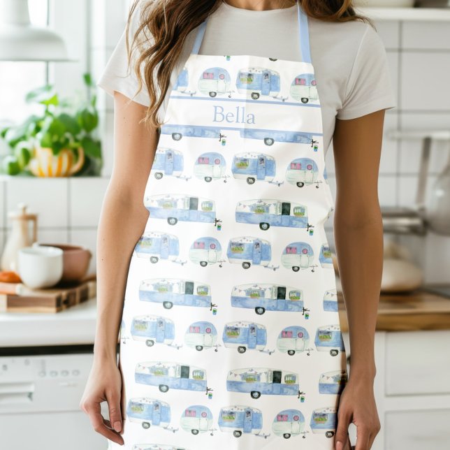 Vintage Campervans Apron (Retro Campers Apron)