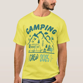 Vintage Camping Crew 2025 lover camping cute T-Shirt