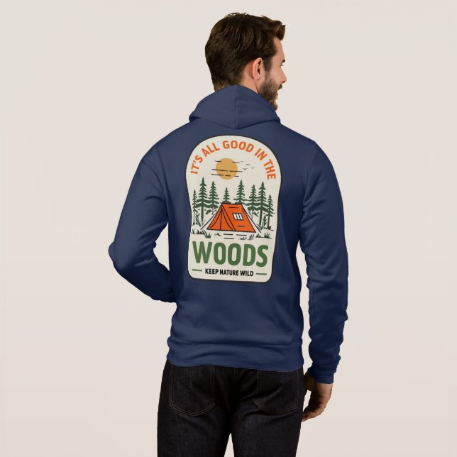 Vintage Camping Hoodie (Back Full)