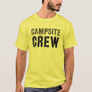 Vintage CAMPSITE CREW Summer Staff Counselor Teach T-Shirt