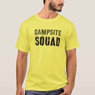 Vintage CAMPSITE SQUAD Summer Counsellor Teacher T T-Shirt
