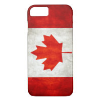 Vintage Canadian Flag iPhone 7 Case
