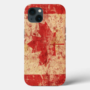 Vintage Canadian Flag Maple Leaf Design Phone Case