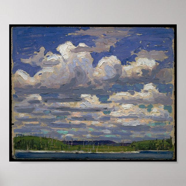 Vintage Canadian Painting Tom Thomson Summer Day Poster (Front)