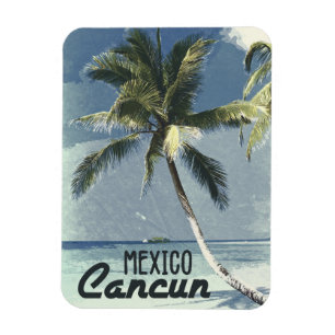 Vintage Cancun Mexico Magnet