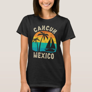 Vintage Cancun Mexico Sunset Matching Family Vaca T-Shirt