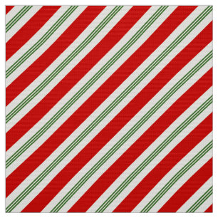 Vintage Candy Cane Pattern Fabric