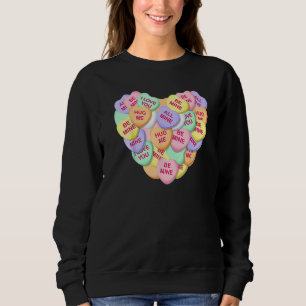 Vintage Candy Conversation Hearts for Anti Valenti Sweatshirt