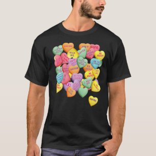 Vintage Candy Conversation Hearts For Anti Valenti T-Shirt