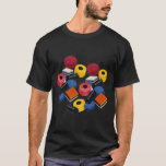 Vintage Candy Liquorice Allsorts All Sorts T-Shirt<br><div class="desc">Vintage Candy Liquorice Allsorts All Sorts illustration from long ago!

If you enjoy vintage,  please visit my other stores 
zazzle.com/curious_goods
zazzle.com/retronaut
zazzle.com/blackandwhiteonly</div>