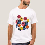 Vintage Candy Liquorice Allsorts All Sorts T-Shirt<br><div class="desc">Vintage Candy Liquorice Allsorts All Sorts illustration from long ago!

If you enjoy vintage,  please visit my other stores 
zazzle.com/curious_goods
zazzle.com/retronaut
zazzle.com/blackandwhiteonly</div>