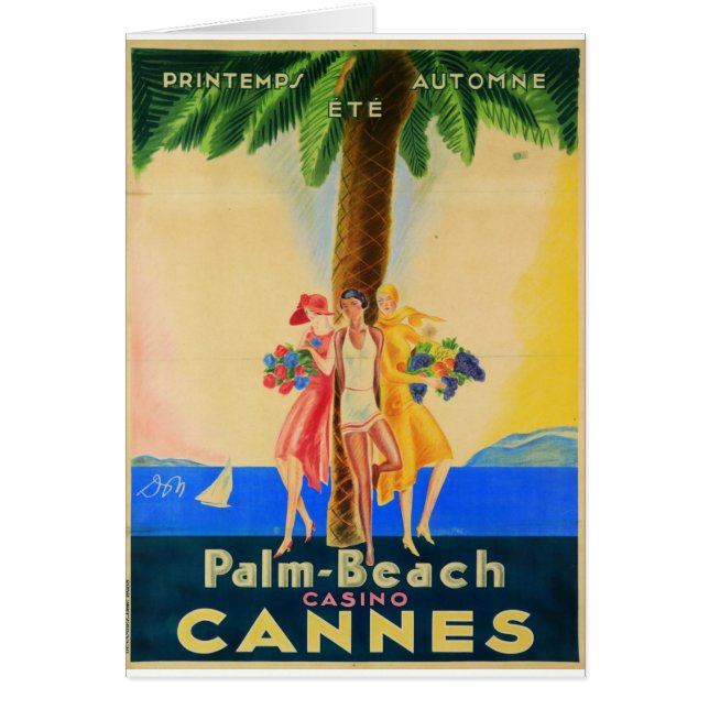 Vintage Cannes French Travel (Front)