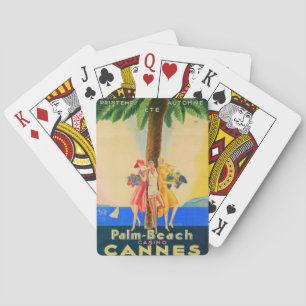 Vintage Cannes French Travel Playing Cards