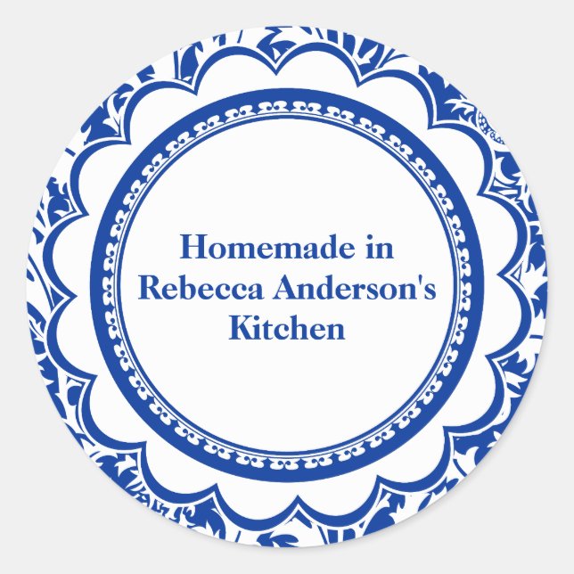 Vintage Canning Labels for Homemade Jams, Jellies (Front)