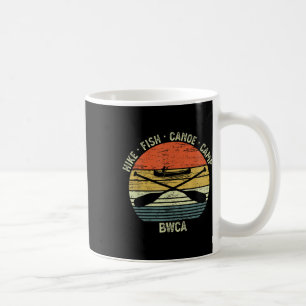 Vintage Canoeing Bwca Outdoor Hike Fish Canoe Camp Coffee Mug