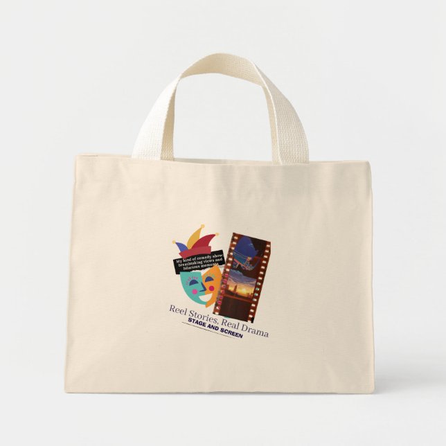 vintage canvas tote bag (Front)