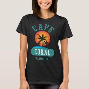 Vintage Cape Coral Florida Beaches Novelty Art Pal T-Shirt