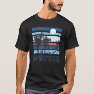 Vintage Cape Coral Florida Summer Travel 80s Beach T-Shirt