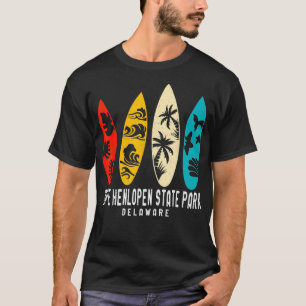 Vintage Cape Henlopen State Park Delaware Beach Su T-Shirt