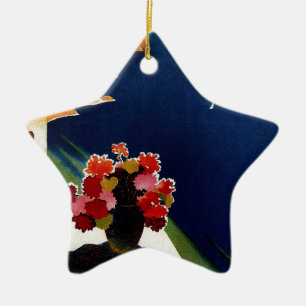 Vintage Capri Italy Travel Ceramic Tree Decoration