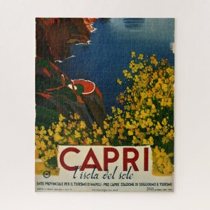 Vintage Capri L'Isola del Sole Italy Jigsaw Puzzle