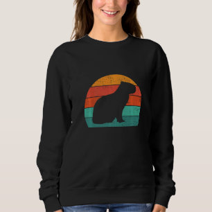 Vintage Capybara Way Carpincho Animal Memes Sweatshirt