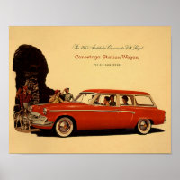 Vintage Car Advertisement