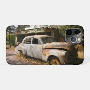 Vintage Car And Garage, Case-Mate iPhone Case