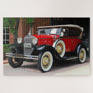 Vintage car background jigsaw puzzle
