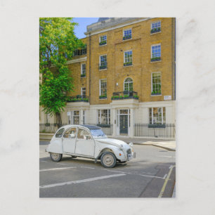 Vintage Car, Belgravia, London Postcard