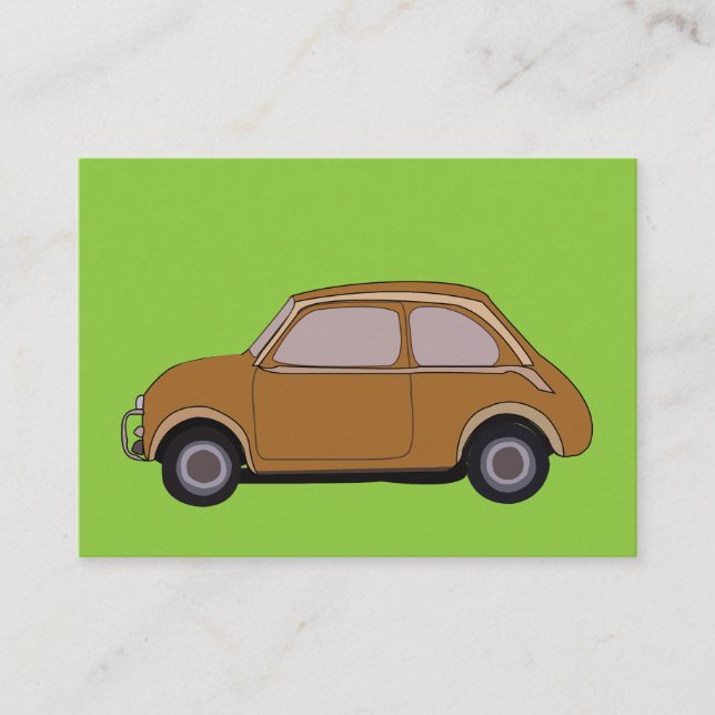 Vintage Car  Business Card (Front)