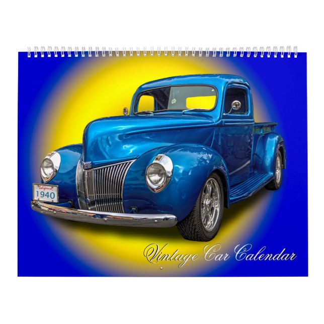 VINTAGE CAR CALENDAR (Cover)