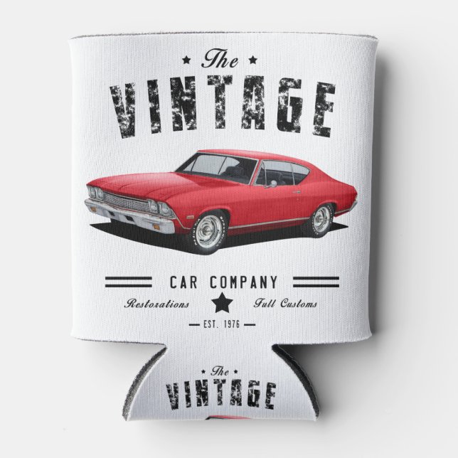 vintage car co chevelle can cooler (Front)