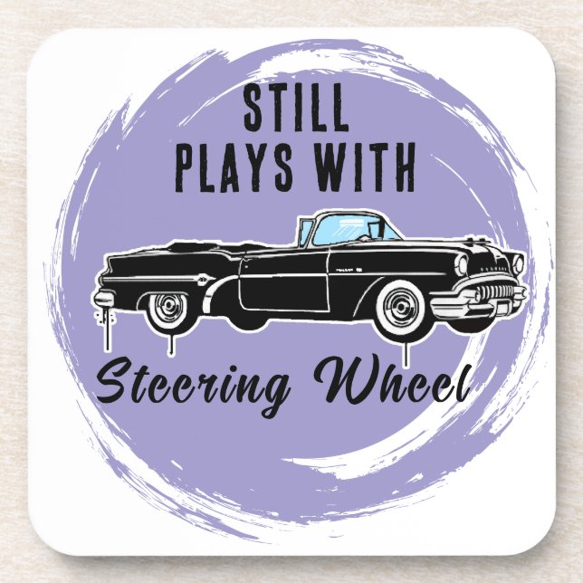 vintage car coaster (Front)