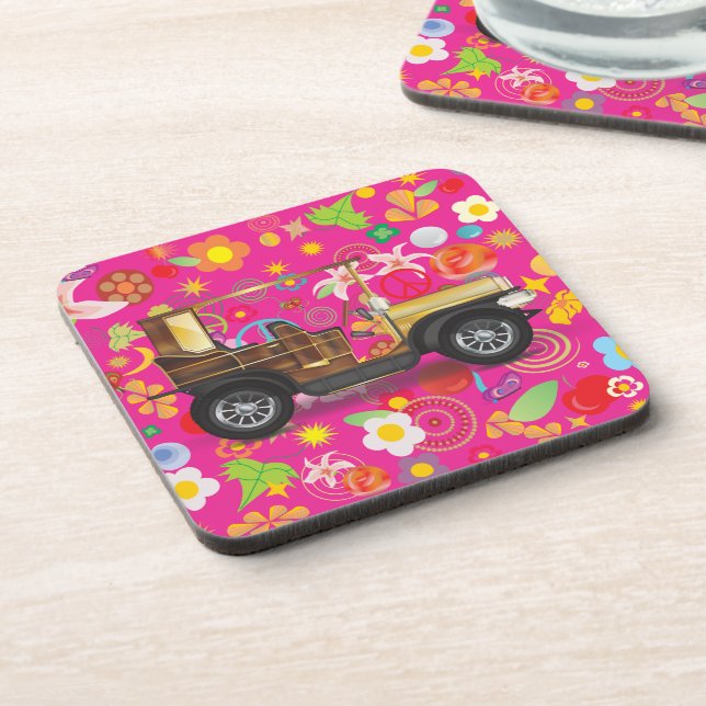 Vintage Car Coaster (Left Side)