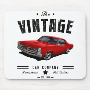 Vintage Car Company Red GTO Mouse Pad