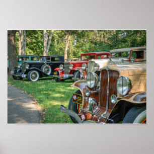 Vintage Car Group - Colour Poster