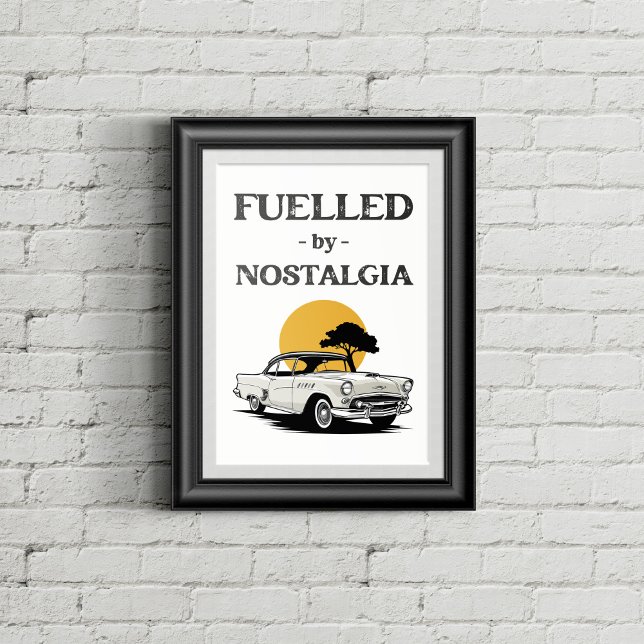 Vintage car illustration. poster (Creator Uploaded)