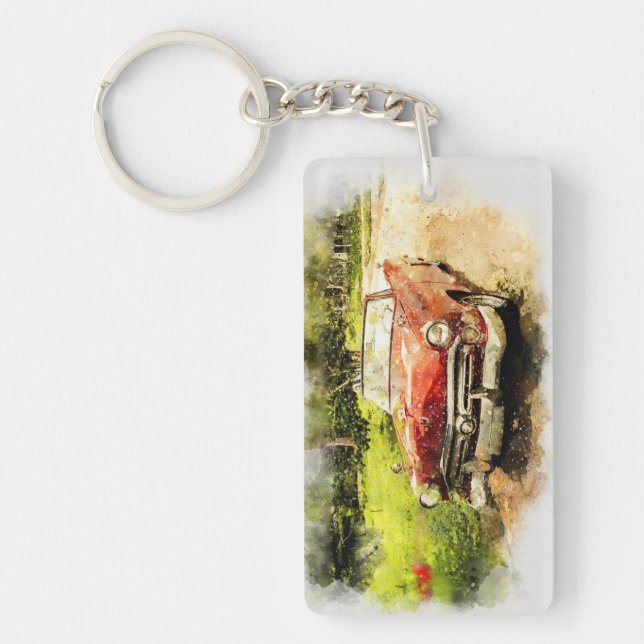 Vintage Car Key Ring (Front)