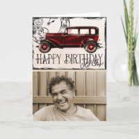 Vintage Car Lover | Happy Birthday Old Chap Photo