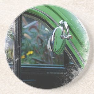 Vintage Car Mirror Coaster